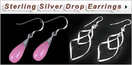 Sterling Silver Drop Earrings 