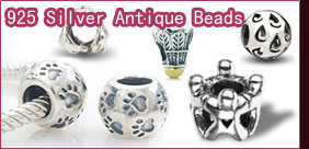 Antique European Silver Beads 