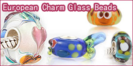 European Charm Glass Beads