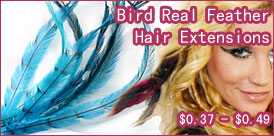 Real Feather Hair Extensions
