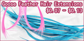Goose Feather Hair Extensions