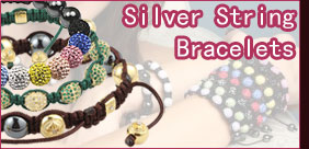 Silver String Handmade Bracelets 