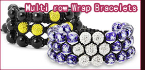 Multi row Wrap Bracelet