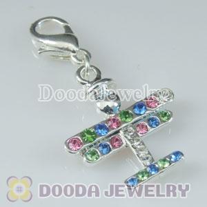 Wholesale Silver Plated Alloy dragonfly Charms