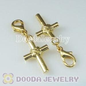 Wholesale Gold Plated Alloy Cross Charms