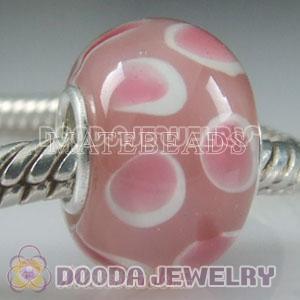 925 sterling silver single core Charm Jewelry glass beads