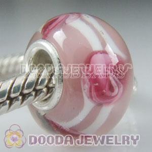925 sterling silver single core Charm Jewelry glass beads