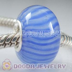 925 sterling silver single core Charm Jewelry glass beads