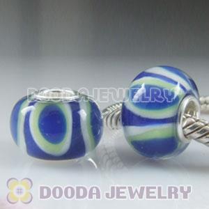 925 sterling silver single core Charm Jewelry glass beads