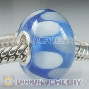 925 sterling silver single core Charm Jewelry glass beads