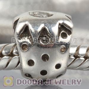 S925 Sterling Silver Charm Jewelry strawberry Beads