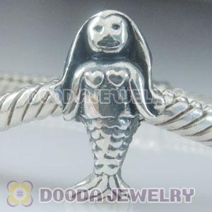 S925 Sterling Silver Charm Jewelry sea-maiden Beads