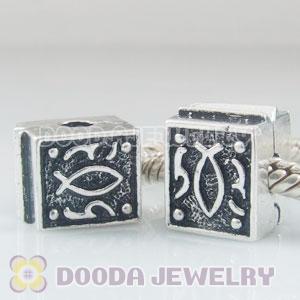 Wholesale Charm Jewelry silver plated clip beads