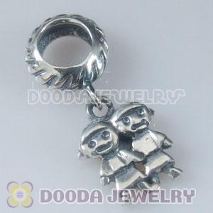 925 Sterling Silver Jewelry Charms Dangle Sister
