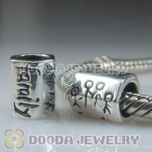 S925 Sterling Silver European Style Family Beads and Charms