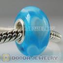 Top Class Jewelry Glass Beads with 925 sterling silver single core