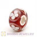 Top Class Jewelry Glass Beads with 925 sterling silver single core