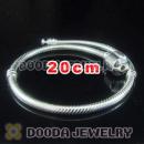 20cm 925 Silver European Style Bracelet without stamped Clip