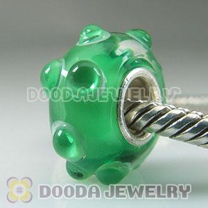 Top Class Jewelry Glass Beads with 925 sterling silver single core