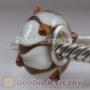 Top Class Jewelry Glass Beads with 925 sterling silver single core