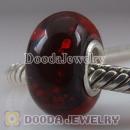 Top Class Jewelry Glass Beads with 925 sterling silver single core