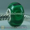 Top Class Jewelry Glass Beads with 925 sterling silver single core
