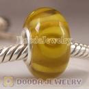 Top Class Jewelry Glass Beads with 925 sterling silver single core