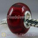 Top Class Jewelry Glass Beads with 925 sterling silver single core