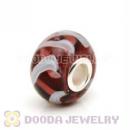Top Class Jewelry Glass Beads with 925 sterling silver single core