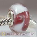 Top Class Jewelry Glass Beads with 925 sterling silver single core