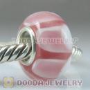 Top Class Jewelry Glass Beads with 925 sterling silver single core