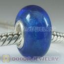 Top Class Jewelry Glass Beads with 925 sterling silver single core