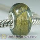 Top Class Jewelry Glass Beads with 925 sterling silver single core
