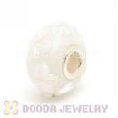 Top Class Jewelry Glass Beads with 925 sterling silver single core