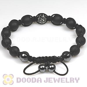 Black Onyx TresorBeads mens bracelets with Hemitite bead