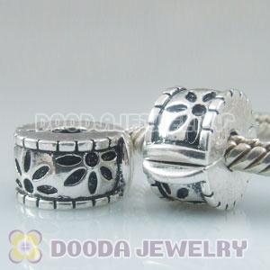Wholesale Charm Jewelry silver plated clip beads