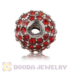 10mm Copper Disco Ball Bead Pave Pave Austrian Crystal handmade Style