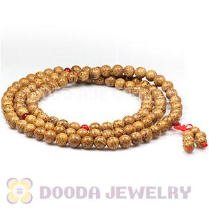 108 13mm Longan Beads Tibet Buddhist Prayer Mala Necklace 