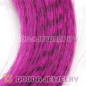 Striped Synthetic Pink Feather Hair Extension Wholesale