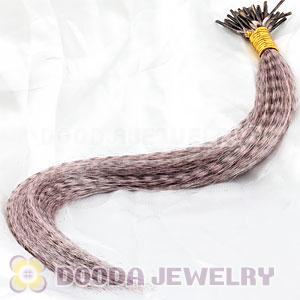 Striped Synthetic Brown Feather Hair Extension Wholesale