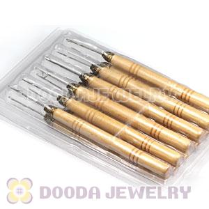 Wholesale DIY Hair Extension Tool Kit 12PCS Wooden Pulling Needle
