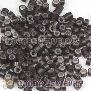 Wholesale Dark Brown Silicone Micro Ring Beads For Hair Extension 