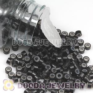 Wholesale Black Silicone Micro Ring Beads For Hair Extension 
