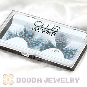 Fashion Radiant Blue Feather False Eyelash Wholesale