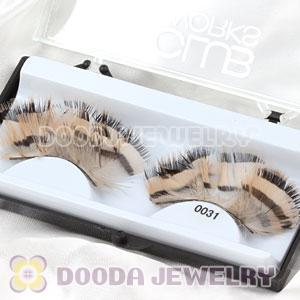 Fashion Radiant Brown Feather False Eyelash Wholesale
