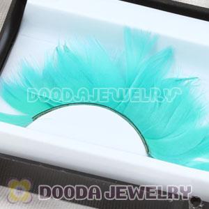 Fashion Dyed Green Feather False Eyelash Wholesale