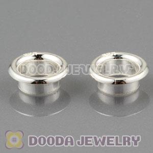 925 Sterling Silver Buckled Component Findings For Beads