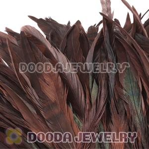 Natural Brown Barred Plymouth Rock Rooster Feather Hair Extensions Wholesale