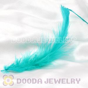 Green Short Solid Rooster Feather Hair Extensions Wholesale