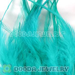 Green Short Solid Rooster Feather Hair Extensions Wholesale